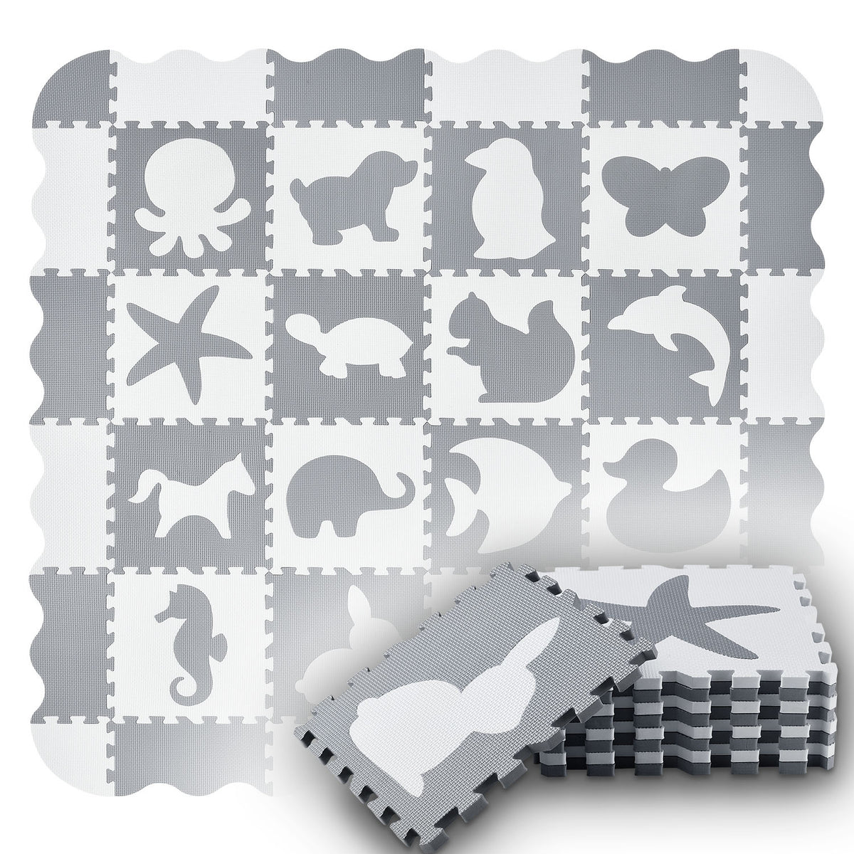 Tapis puzzle pour bébés et enfants