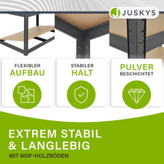 Lagerregal Basic 200 x 100 x 60 cm