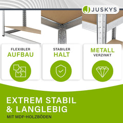 Lagerregal Basic 200 x 100 x 60 cm