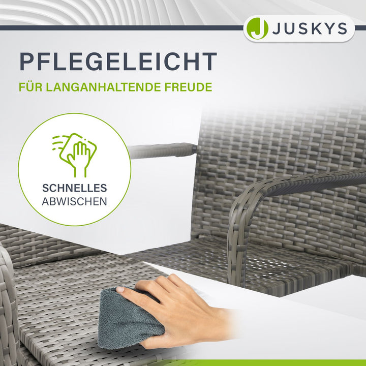 Chaises de jardin en polyrotin Yoro