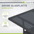 Eckiger Polyrattan Gartentisch Yoro
