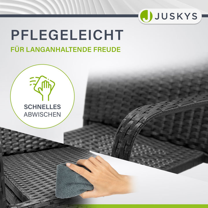 Chaises de jardin en polyrotin Yoro