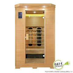 Cabine infrarouge Oslo avec système de chauffage triplex