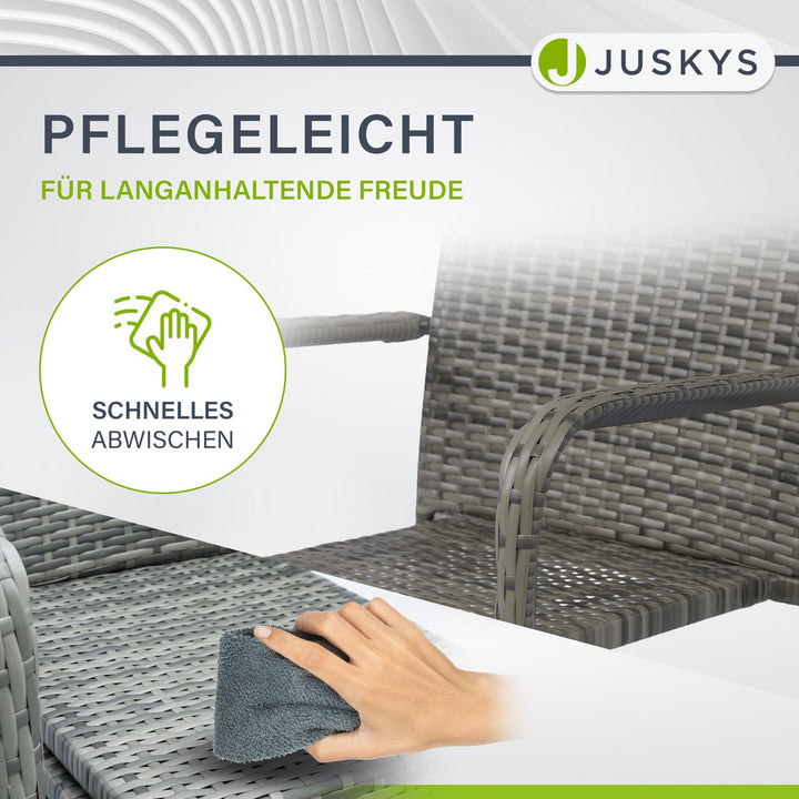 Chaises de jardin en polyrotin Yoro