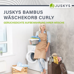 Bambus Wäschekorb Curly