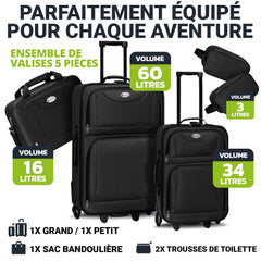 Ensemble de valises à roulettes de voyage Athènes