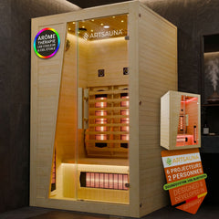 Cabine de sauna infrarouge Bergen 115