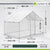 Enclos de plein air HLS25T pour poulets