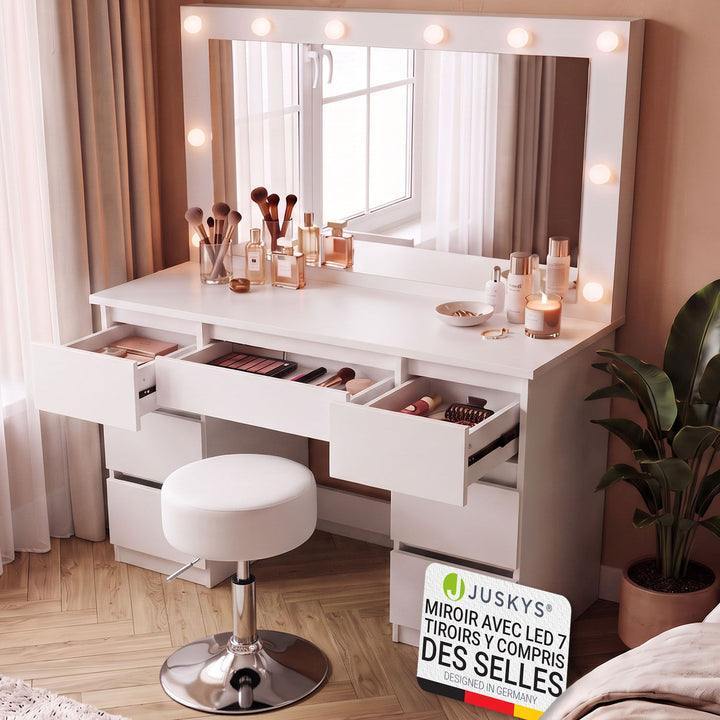 Coiffeuse avec miroir Lilia