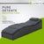 Chaise longue pliable en polyrotin Lamia