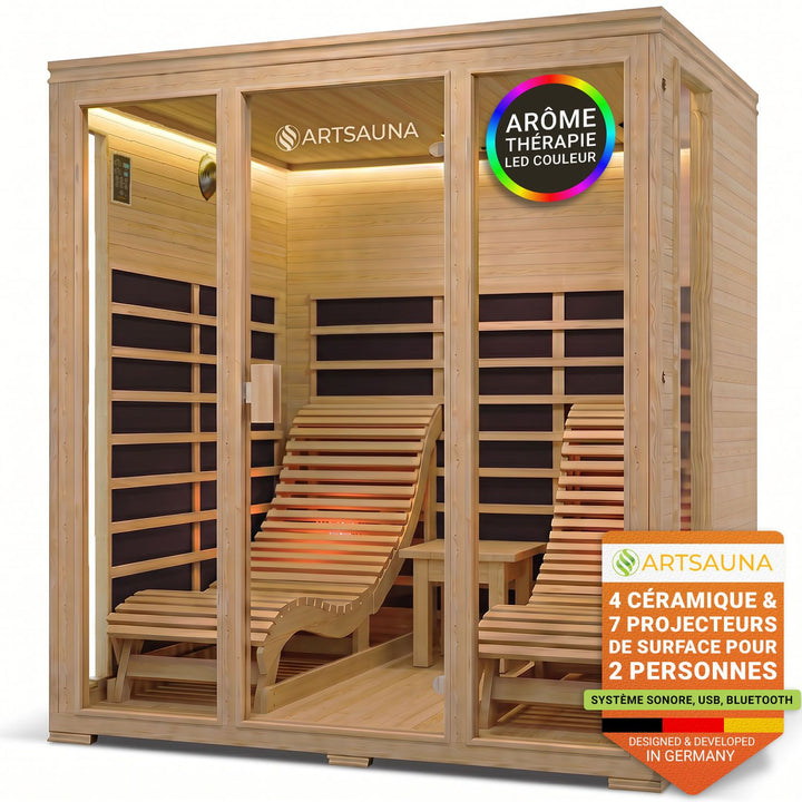 Cabine de sauna infrarouge Billund