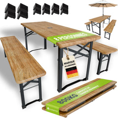 Ensemble de tente à bière Bichl 170 cm