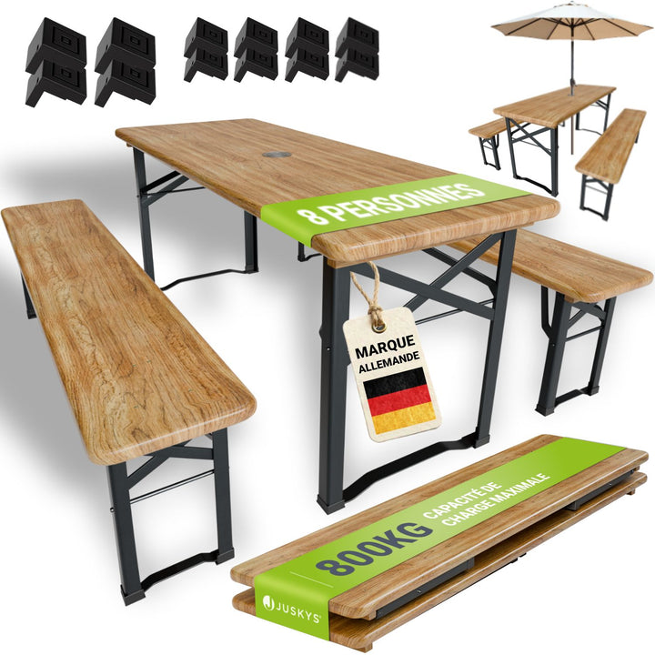 Ensemble de tente à bière Bichl 170 cm