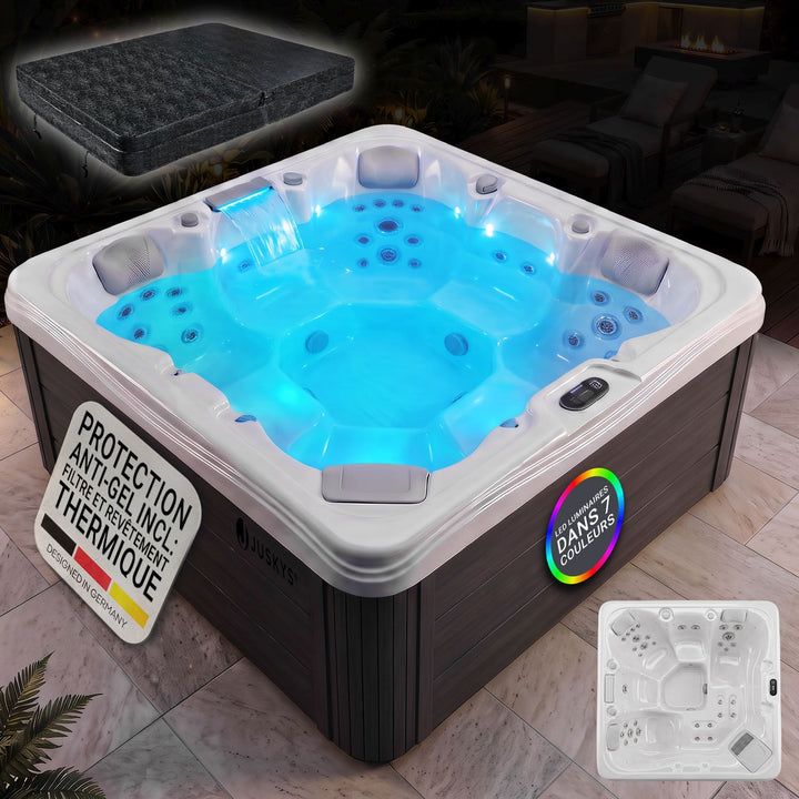 Spa extérieur Oasis Max – 5 places, 34 jets de massage et LED