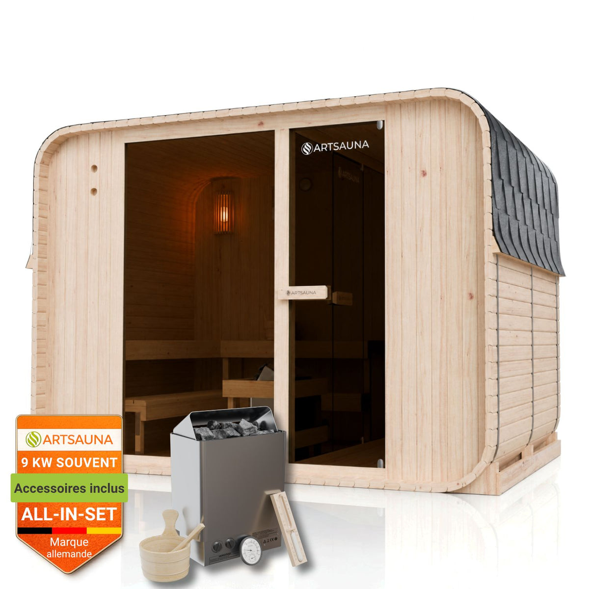 Sauna finlandais Fjora XXL