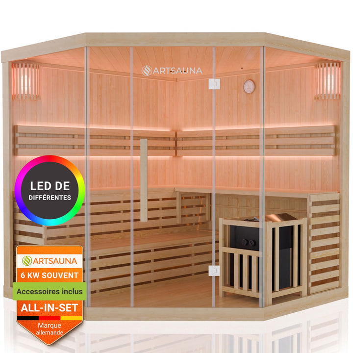 Sauna intérieur Espoo 200 Premium
