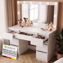 Coiffeuse avec miroir Lilia