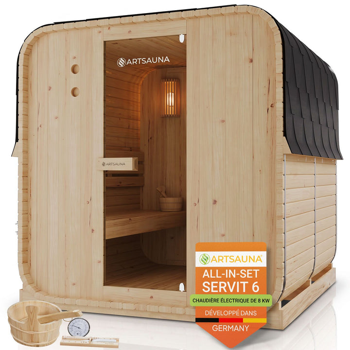 Place du sauna tonneau Nolvik
