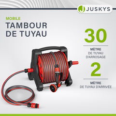 Enrouleur de tuyau mobile Basic 30 m