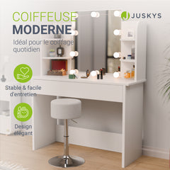 Coiffeuse Bella avec éclairage LED