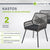Chaises de jardin en corde Kastos