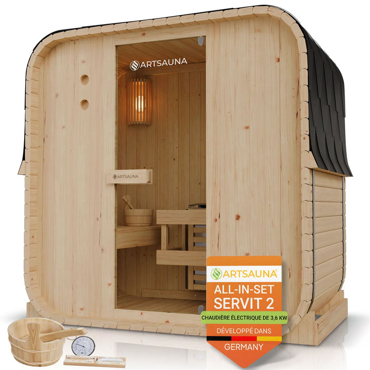 Place du sauna tonneau Nolvik
