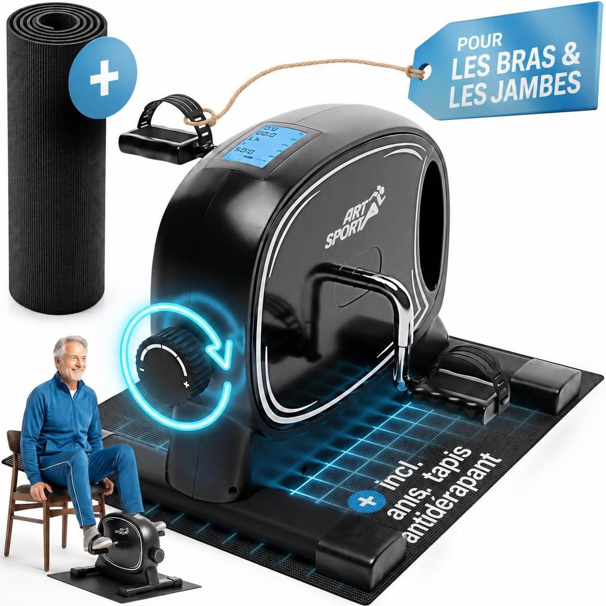 Pédalier d'appartement Sportivo
