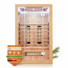 Cabine de sauna infrarouge Kiruna 120