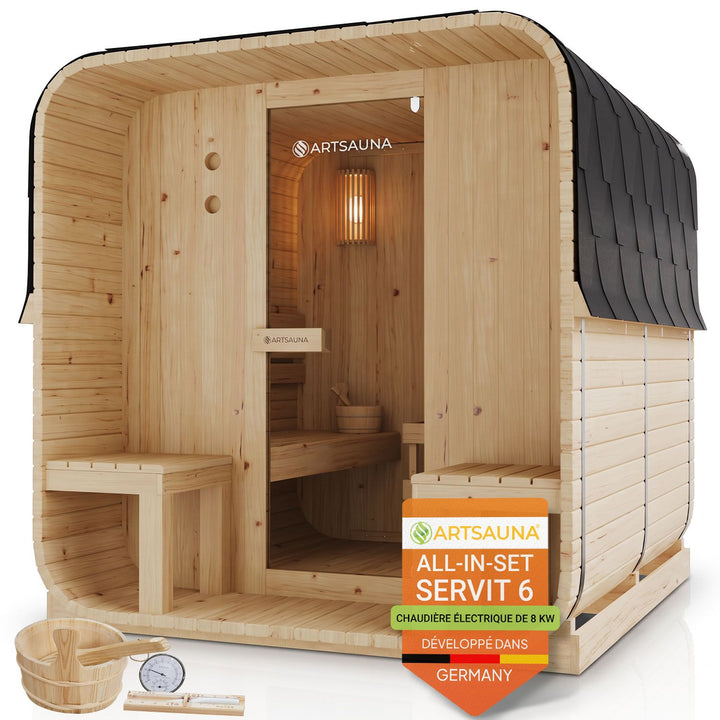 Place du sauna tonneau Nolvik