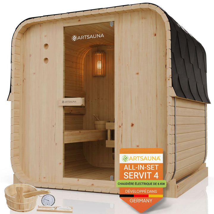 Place du sauna tonneau Nolvik
