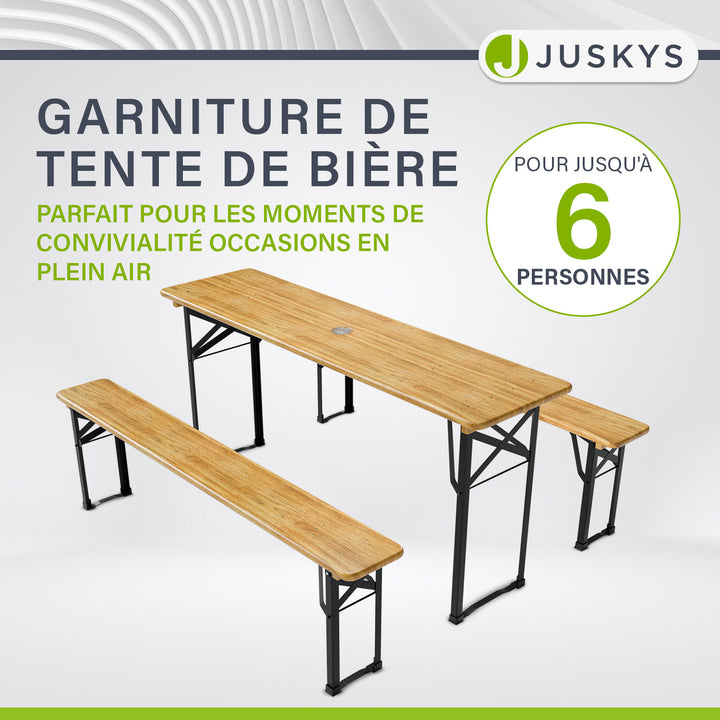 Ensemble de tente à bière Bichl 170 cm