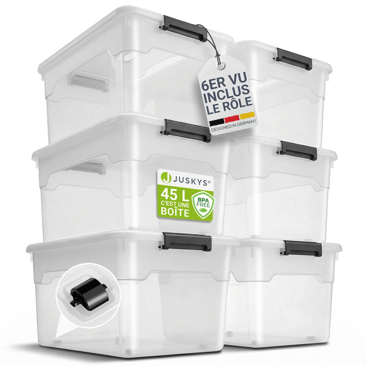 Boîte de rangement avec couvercle
