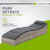 Chaise longue pliable en polyrotin Lamia