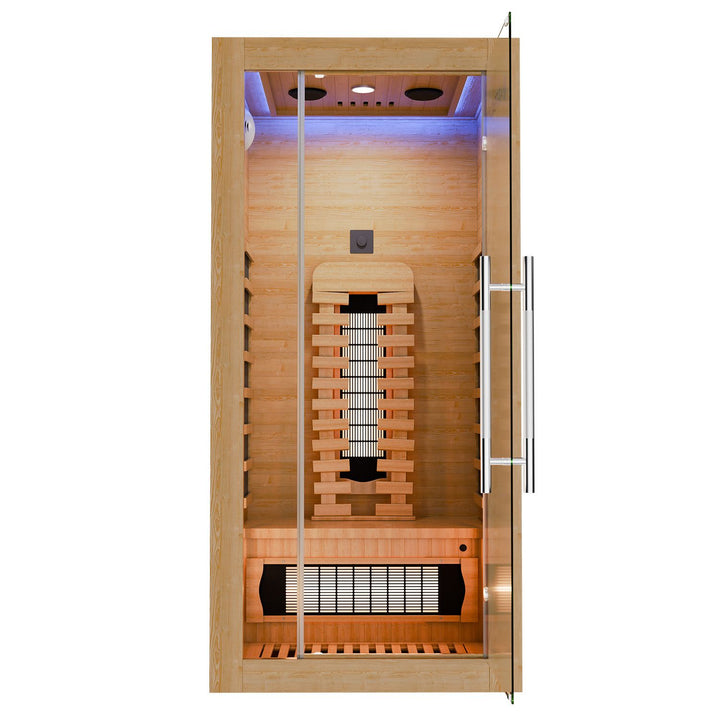 Cabine de sauna infrarouge Kiruna 90 Premium