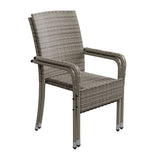 Chaises de jardin en polyrotin Yoro