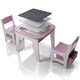 Table de jeu avec deux chaises Milou