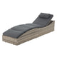 Chaise longue pliable en polyrotin Lamia