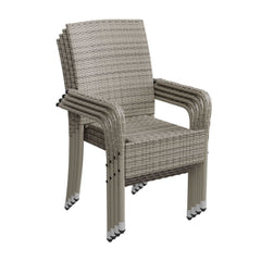 Chaises de jardin en polyrotin Yoro