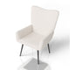 Fauteuil à oreilles avec tabouret Odense en option