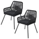 Chaises de jardin en corde Kastos