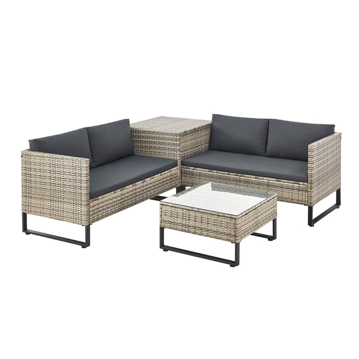 Gartenlounge für 4 Personen Santorini