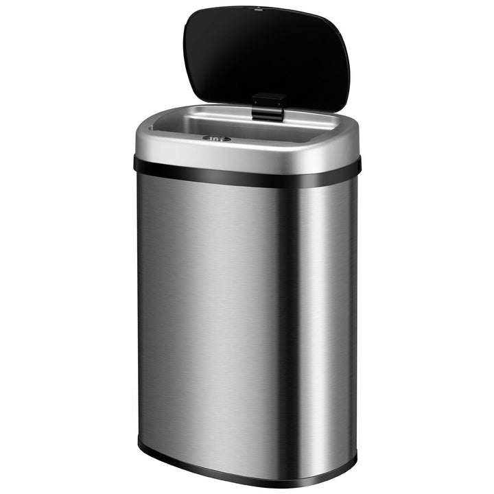 Poubelle rectangulaire avec capteur