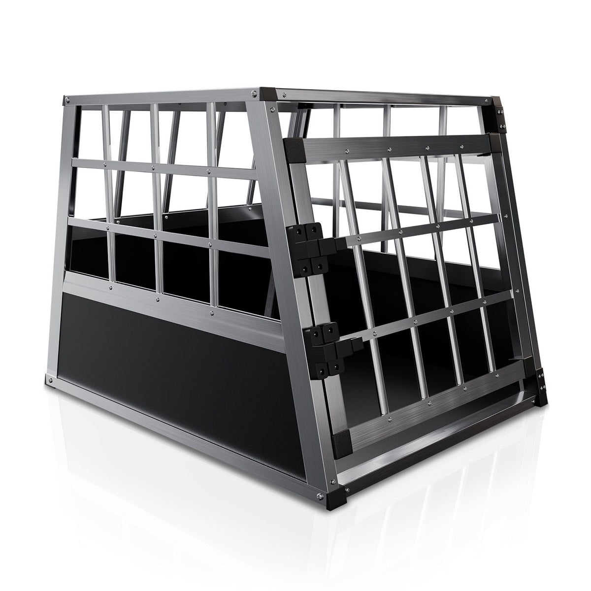 Caisse de transport pour chiens en aluminium