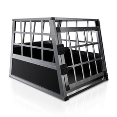 Caisse de transport pour chiens en aluminium