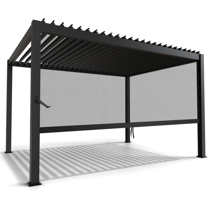 Lamellendach Tahiti 3 x 4 m inkl. 1x Seitenwand 4 m