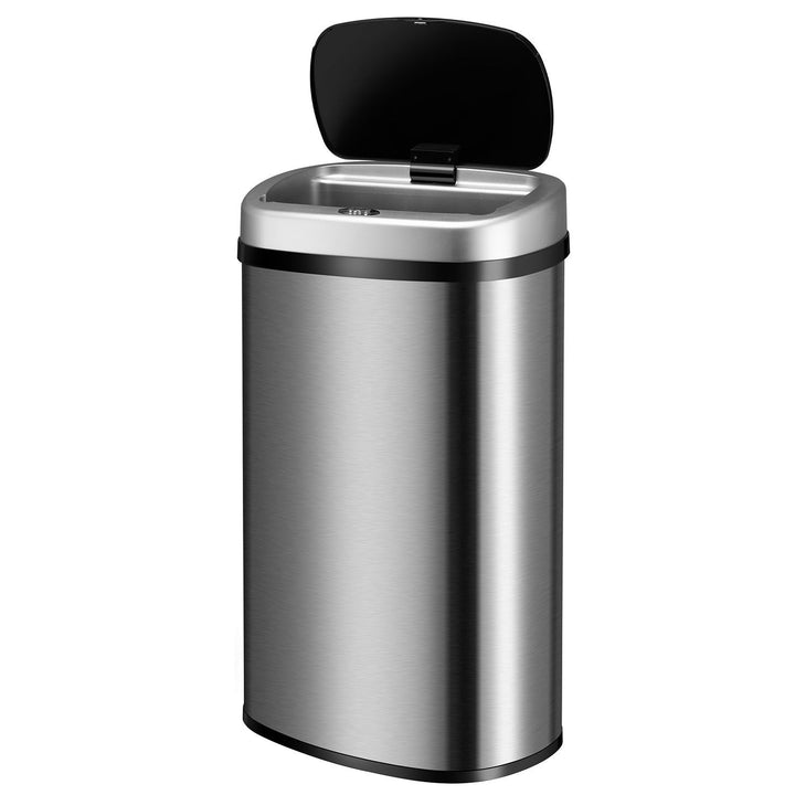 Poubelle rectangulaire avec capteur