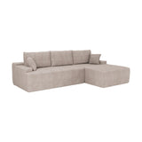 Sofa Coredo mit Cord Bezug & Dekokissen
