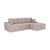 Sofa Coredo mit Cord Bezug & Dekokissen