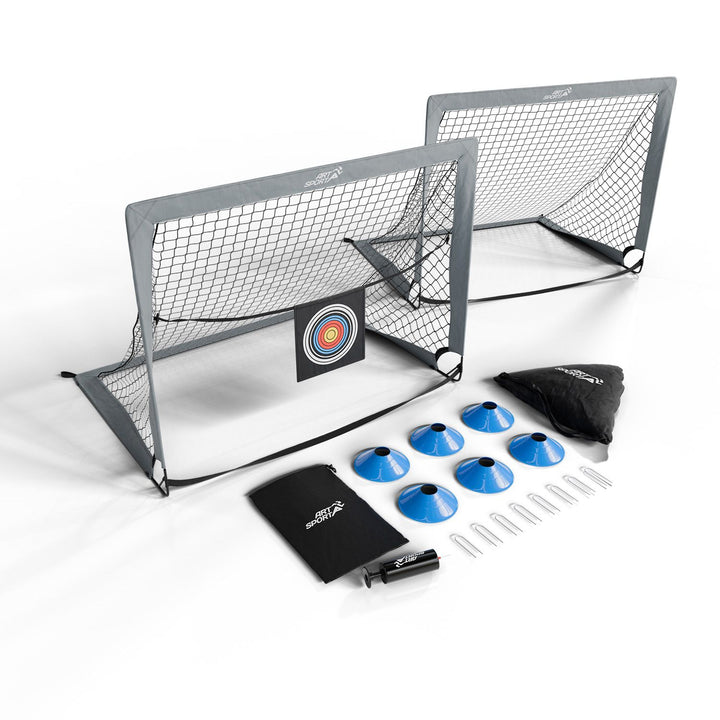Pop-Up Fußballtor 2er Set Goal Master