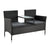 Banc en polyrotin Monaco
